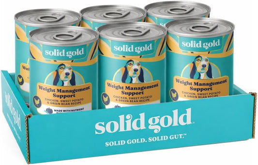 Weight Management Dog Food - Fit & Fabulous Wet Grain Free Dog Food Made with Real Chicken, Sweet Potato and Green Bean - for Weight Control and Dogs with Sensitive Stomachs